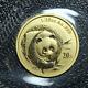 2003 1/20 Oz. 9999 Fine Gold 20 Yuan Panda Gold Coin Sealed