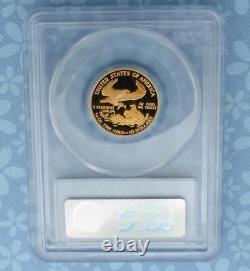 2004 W PCGS Proof 69 Deep Cameo Gold American Eagle $10 Coin, 1/4oz Fine Gold