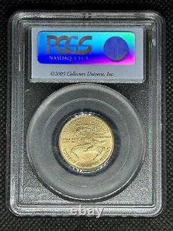 2005 $10 Gold Eagle Coin 1/4 oz. Fine Gold First Strike PCGS MS69