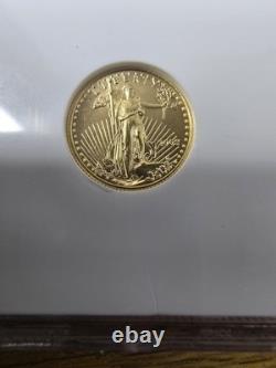 2005 Gold Eagle $5 1/10 oz. Fine Gold NGC MS 70