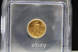 2005 ICG MS70 $5 1/10oz Fine Gold Eagle Coin Pre-Owned Free Shipping