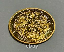 2005 Kingdom of Bhutan 1/10th oz. 9999 Fine Gold Coin, Ayrton Senna, 300 Ngultrum