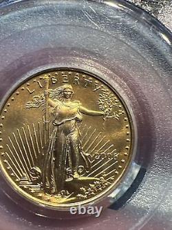 2006 $10 Gold Eagle Coin 1/4 oz. Fine Gold First Strike PCGS MS69