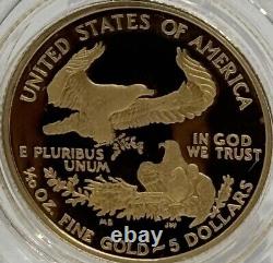 2006 $5 Gold Eagle 1/10 Ounce OZ Pure Fine Gold Coin #1937