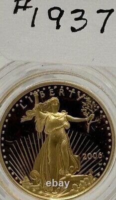 2006 $5 Gold Eagle 1/10 Ounce OZ Pure Fine Gold Coin #1937