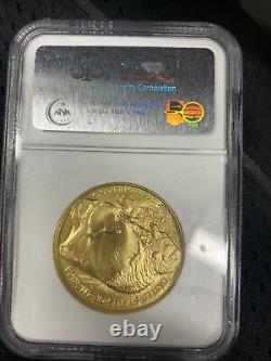 2006 $50 American Gold Buffalo 1oz. 9999 Fine Gold NGC MS70 First Strike