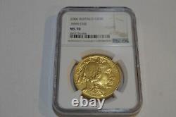 2006 $50 American Gold Buffalo Ngc Ms70 Uncirculated. 9999 Fine G$50