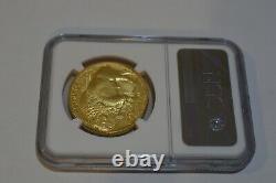 2006 $50 American Gold Buffalo Ngc Ms70 Uncirculated. 9999 Fine G$50