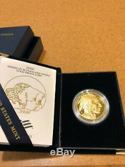 2006 $50 Gold Buffalo 1 oz. 9999 fine proof in OGP