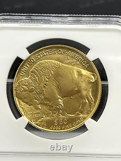 2006 $50 Gold Buffalo NGC MS 70 1oz Coin. 9999 Fine (Anna Cabral)
