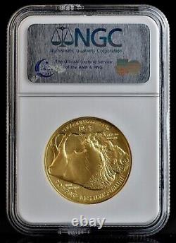 2006 American 9999 Fine Gold Buffalo First Strikes 1oz $50 NGC MS70
