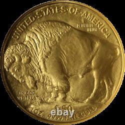 2006 Buffalo Gold $50.9999 Fine NGC MS70 Brown Label Superb Eye Appeal