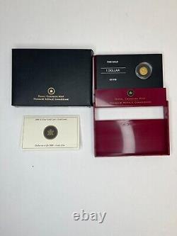 2006 Canada $1 GOLD LOUIS. 9999 Fine Gold Proof Coin with COA