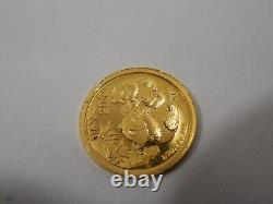 2006 China Panda 1/20 oz 20 Yuan Gold Coin 1/20 oz. 999 Fine Gold