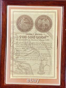 2006 George T. Morgan $100 Gold Union 1 oz 999 Fine NGC Gem Proof With Display Box