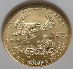 2006 NGC MS69 First Strike 1/10th Ounce Fine Gold $5 American Eagle Coin