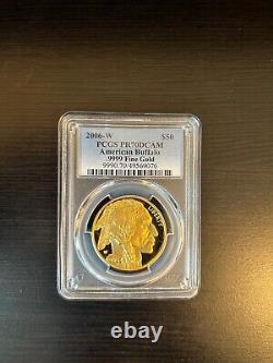 2006-W $50 (1 oz.) Gold American Buffalo Coin. 9999 Fine PCGS PR70 DCAM