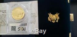 2006-W $50 American Buffalo. 9999 Fine Gold, PCGS PR69DCAM (Proof) withMint Box