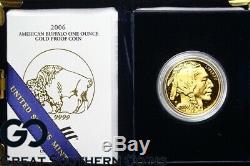 2006-W $50 American Gold Buffalo PROOF, Gold Eagle, 1oz. 9999 FINE Gold, OGP