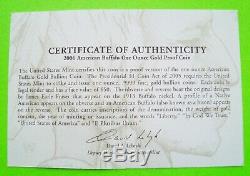 2006-W $50 GOLD BUFFALO PROOF 1 Troy Oz FINE GOLD with BOX & COA Brilliant MINT
