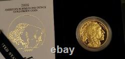 2006 W $50 Gold American Buffalo PCGS Proof. 9999 Fine Gold withBox & COA