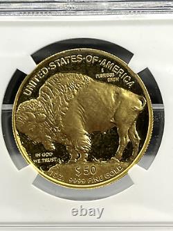 2006-W $50 Gold Buffalo NGC Pf 70 Ultra Cameo 1oz Coin. 9999 Fine (Anna Cabral)
