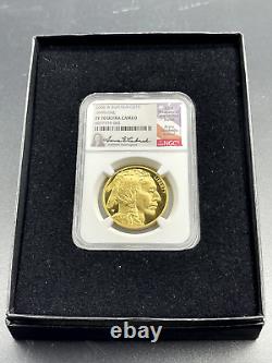 2006-W $50 Gold Buffalo NGC Pf 70 Ultra Cameo 1oz Coin. 9999 Fine (Anna Cabral)