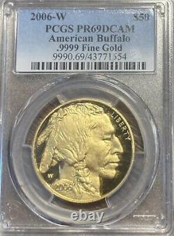 2006-W. 9999 Fine Gold PCGS PR69DCAM American Buffalo