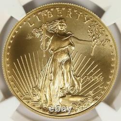 2006-W Burnished Gold American Eagle $50 NGC MS70 1oz Fine Gold