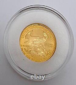 2007 1/10 oz $5 American Gold Eagle (AGE). 999 Fine Gold Bullion BU