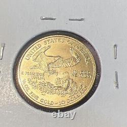 2007 $10. Gold American Eagle 1/4 Oz. Fine Gold Uncirculated