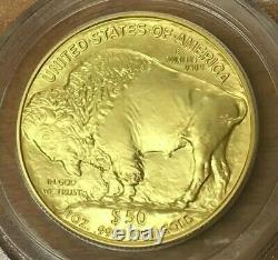 2007 $50 American Gold Buffalo 1oz. 9999 Fine Gold PCGS MS70 First Strike
