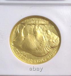 2007 $50 Gold Buffalo 1 oz. 9999 Fine Gold Early Releases NGC MS70
