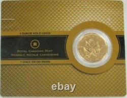 2007 GOLD CANADA 999.99 FINE 1oz $200 MAPLE LEAF IN CACHET