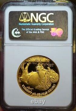 2007-W $50 Gold Buffalo NGC PF70 Ultra Cameo. 9999 Fine perfect Grade
