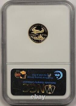 2007-W Gold Eagle $5 Tenth-Ounce PF 70 Ultra Cameo NGC 1/10 oz Fine Gold