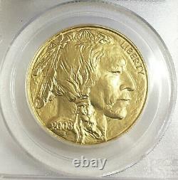 2008 $50 American Buffalo. 9999 Fine Gold, PCGS MS 69