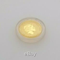 2008 Australian Kangaroo Coin 1/20 oz Fine Gold $5 Australian in Case Pre-Owned