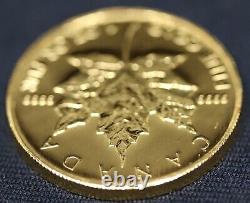 2008 Canadian. 9999 Fine Gold 1 oz Maple Leaf Coin A