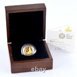 2008 Proof Fine Gold 1/10 oz Britannia Coin Box COA Bullion Gift A