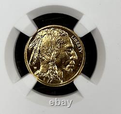 2008 W 1/10 oz. 9999 Fine Gold US Proof Buffalo NGC PF69 Cameo $5