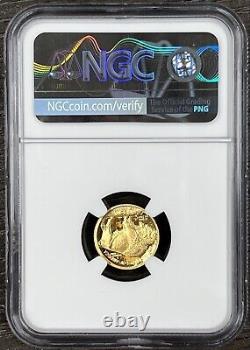 2008 W 1/10 oz. 9999 Fine Gold US Proof Buffalo NGC PF69 Cameo $5