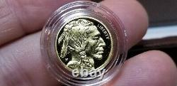 2008-W $5 1/10-oz Proof American Gold Buffalo Coin. 9999 Fine With COA and OGP