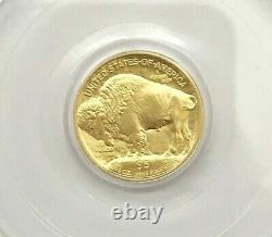 2008-W $5 American Buffalo. 9999 Fine Gold Coin, PCGS MS70