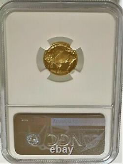 2008 W $5 Gold Proof Buffalo NGC PF 70 Ultra Cameo 1/10 Oz..9999 Fine