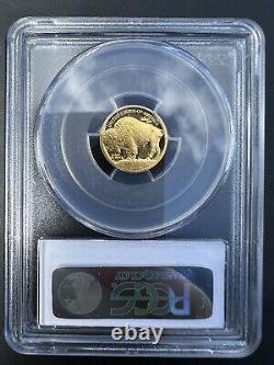 2008-W $5 PCGS PR70DCAM American Buffalo. 9999 Fine Gold 1/10oz