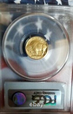 2008 W $5 Pcgs Ms70dcam American Buffalo. 9999 Fine Gold B9
