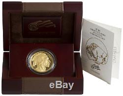 2008-W $50 1oz American Proof Gold Buffalo. 9999 Fine BU (withBox and Cert)