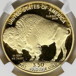 2008-W $50 Gold Buffalo. 9999 Fine NGC PF70UCAM