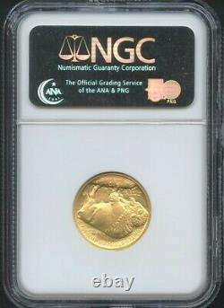 2008 W American Buffalo Gold Early Release $10 1/4 Oz Ngc Ms69.9999 Fine Ms 69
